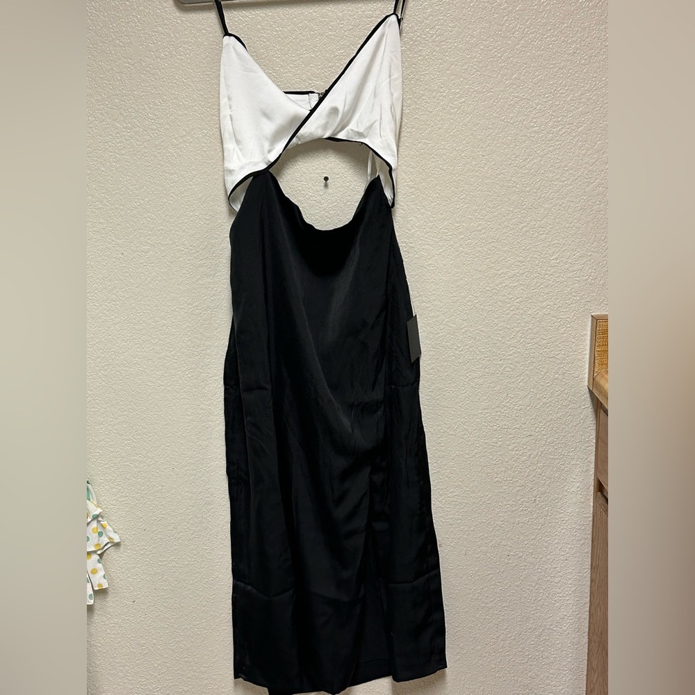 NWT Lulu’s Dress Black & White Formal Dress
